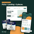 Kit Local Conectado: ficha de Google, landing y 2 placas NFC