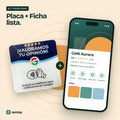 Kit Visibilidad: placa NFC más ficha de Google lista