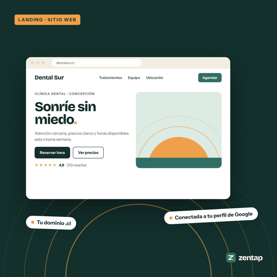 Landing web de una página para tu negocio